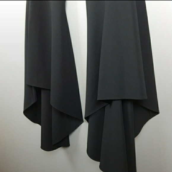 Alice and Olivia Jinny Ruffle High Low Flare Pant - Picture 3 of 6